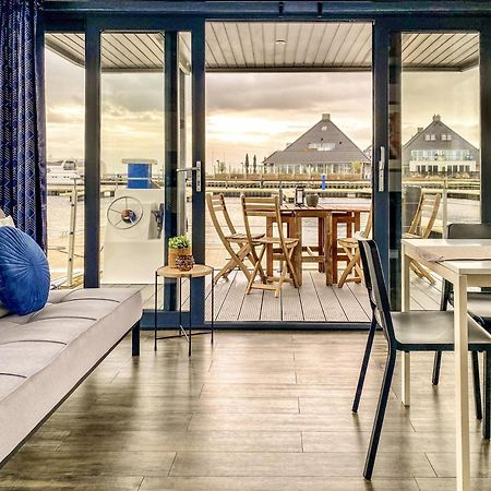 Houseboat Blue Sneekermeer Offingawier Extérieur photo